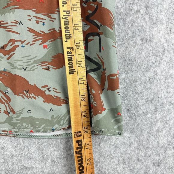 RVCA Board Shorts Swim Trunks Mens 32 Camo Spellout Surf Performance Stretch - Picture 10 of 13